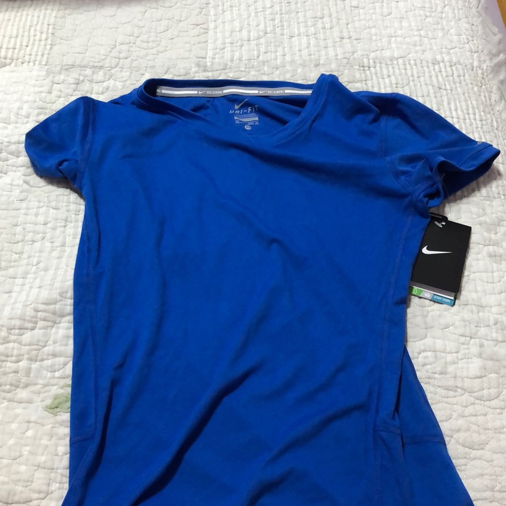 Nike blue running t-shirt size xs